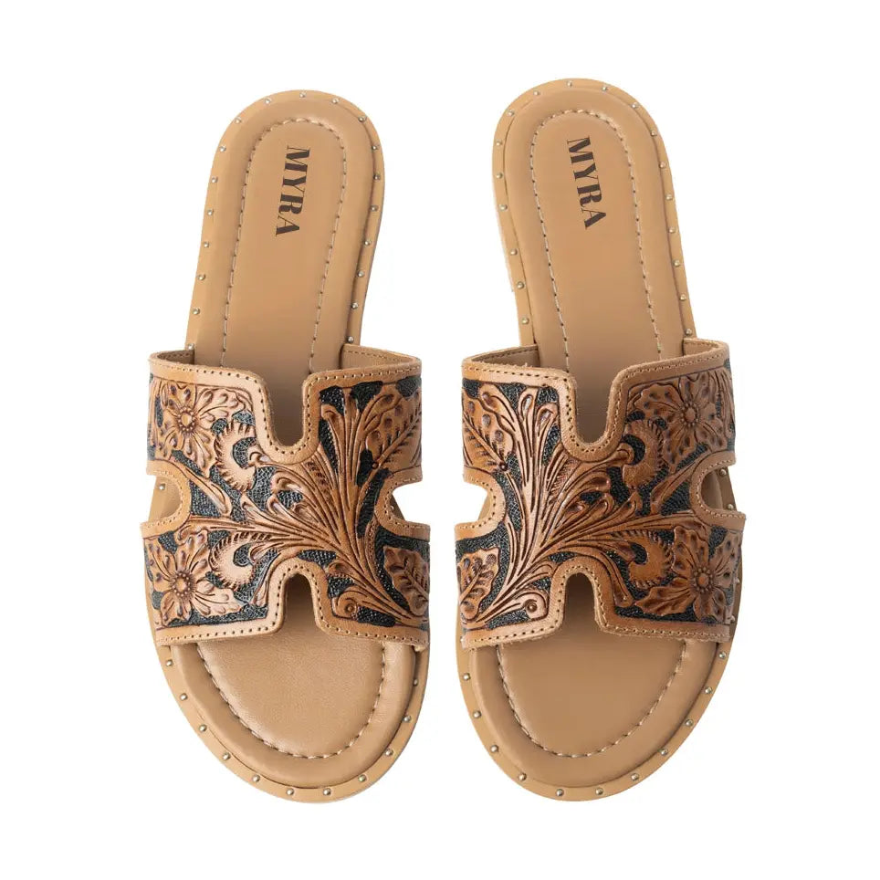 Carmina Anne Sandals in Black
