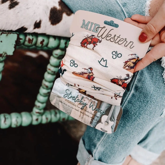 Cowboy Stretchy Hair Wrap